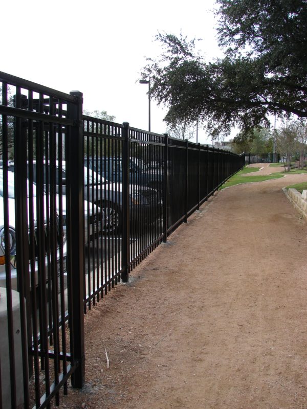 Three-Rail Wrought Iron Fence - Image 5