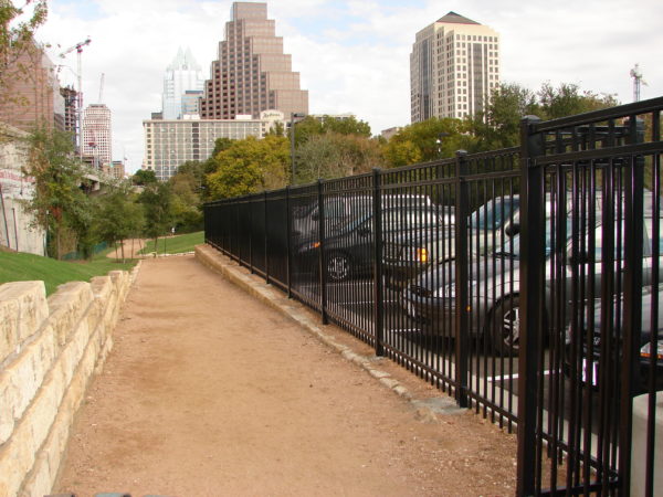 Three-Rail Wrought Iron Fence - Image 4