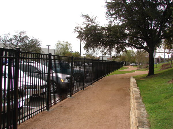 Three-Rail Wrought Iron Fence - Image 2