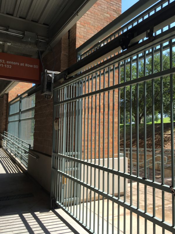 Stadium Iron Fence