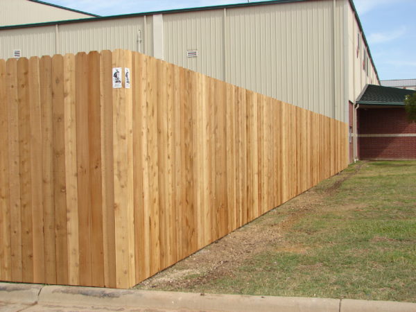 Wood Fence with Access Gate - Image 2