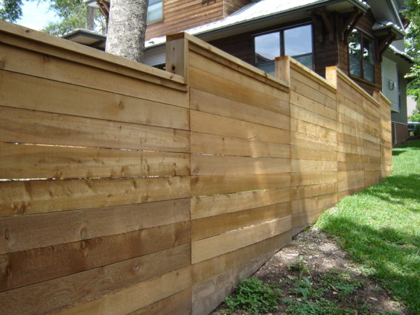 Horizontal Wood Fence - Image 4