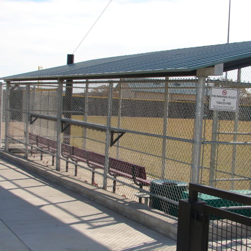 Baseball Fencing Oak Grove Dugout