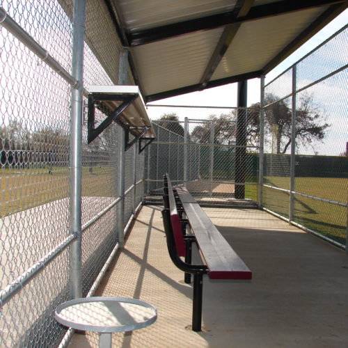 Baseball Fencing Oak Grove Dugout3