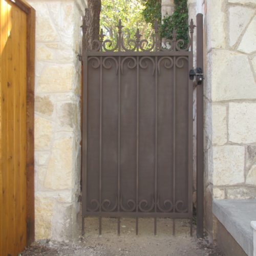11_Gothic_Full Privacy Iron Walk Gate