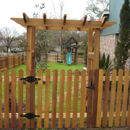 13_Picket Pergola Walk Gate