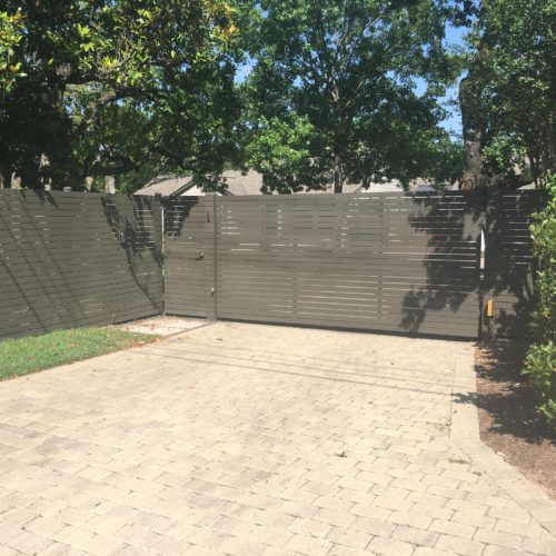 14d_Custom Horizontal Steel Fence