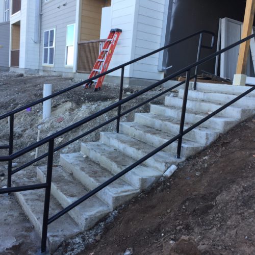 15_Commercial Pipe Stair Railing
