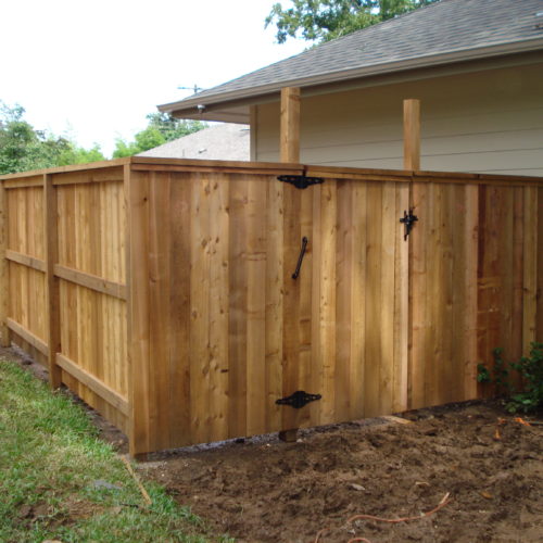 16_Wood Walk Gate Top Cap and Trim