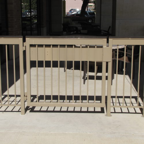 18_Commercial Railing Gate