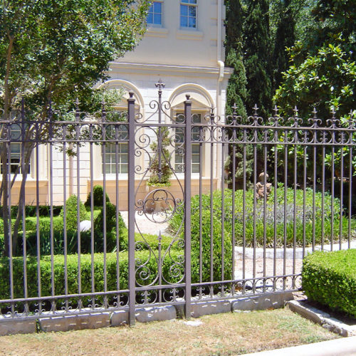 18_Custom Scrollwork Iron Fence