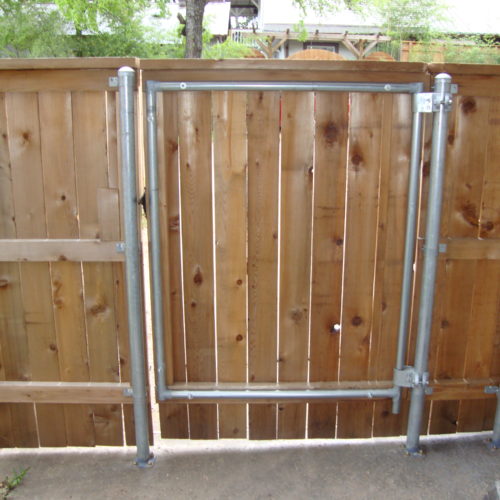 19b_Wood on Steel Frame Walk Gate