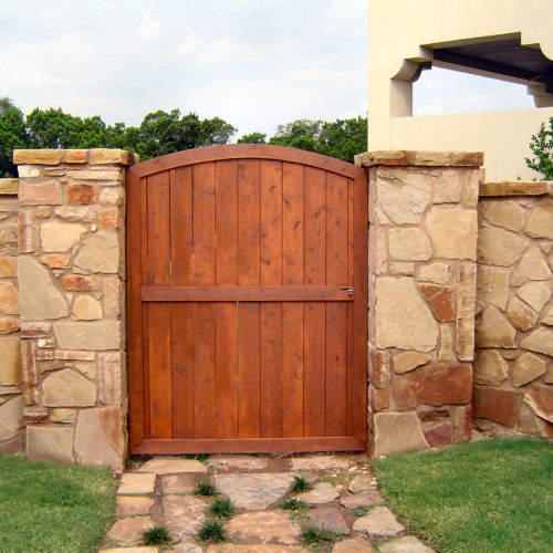 1b_Custom Wood Walk Gate