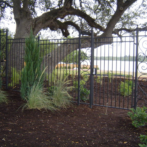 20_Custom Scrollwork Iron Fence