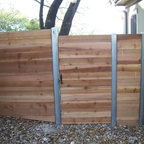 2b_Wood_Square Steel Frame Walk Gate