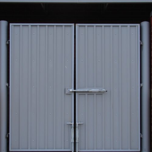 4_All Steel Dumpster Gates