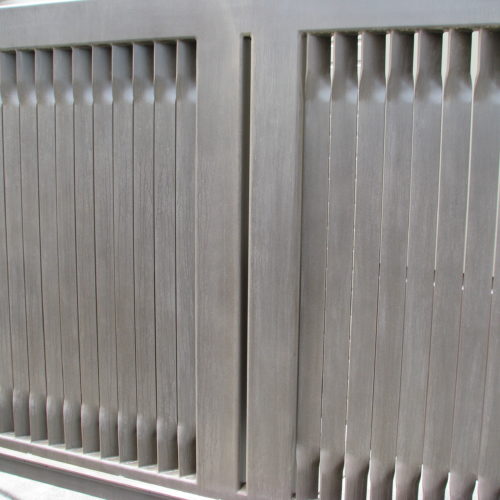 4d_Contemporary Louver Slide Gate