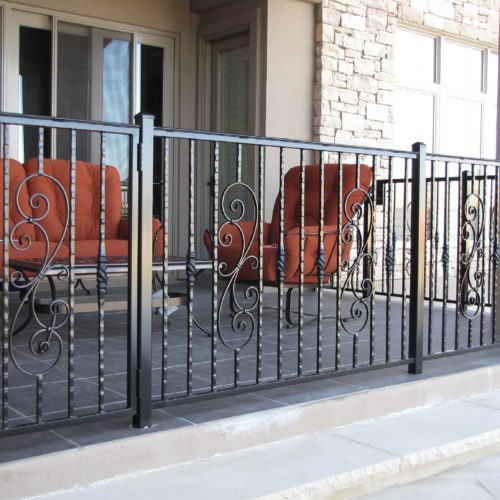 9_Custom Scrolls Iron Railing