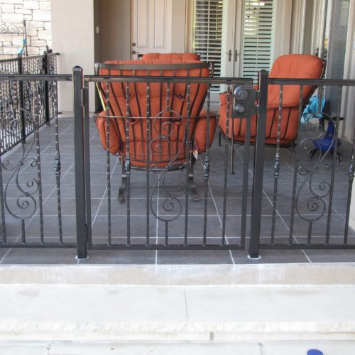 9b_Custom Scrolls Iron Railing