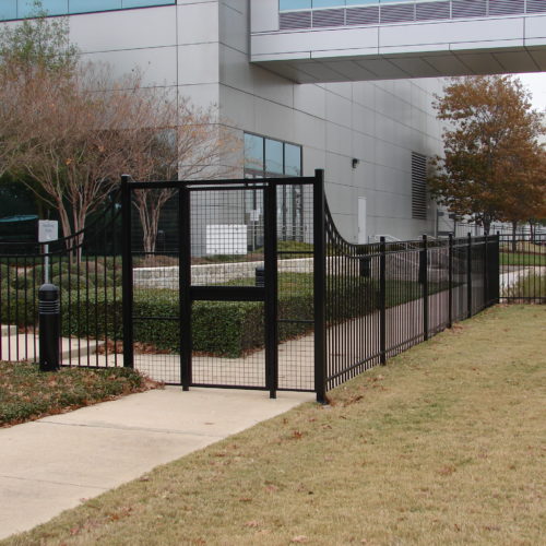 Commercial 3 Rail Custom Access Control Austin Samsung Facility1