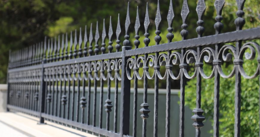 How to Install Wrought Iron Fence in Grass or Concrete