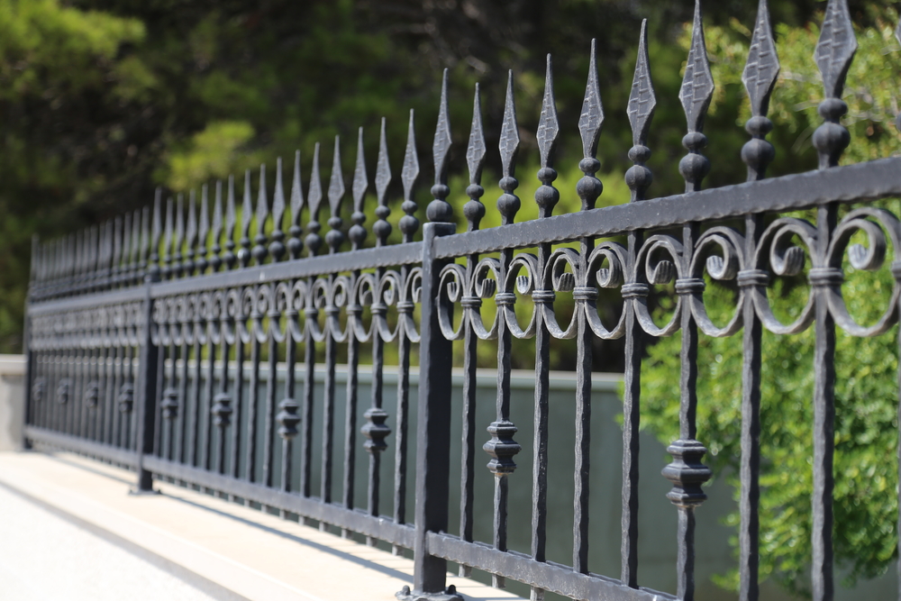 How to Install Wrought Iron Fence in Grass or Concrete