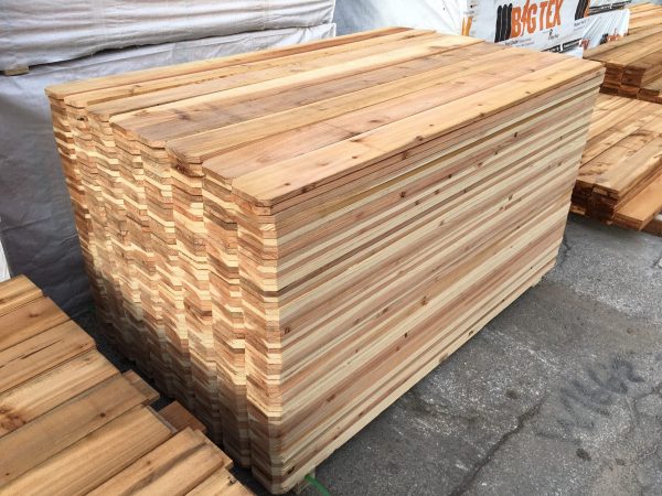 Cedar Fence Picket – 1x6x6 – #1 Grade – Flat Top or Dog Eared 5/8″ Thickness - Image 2